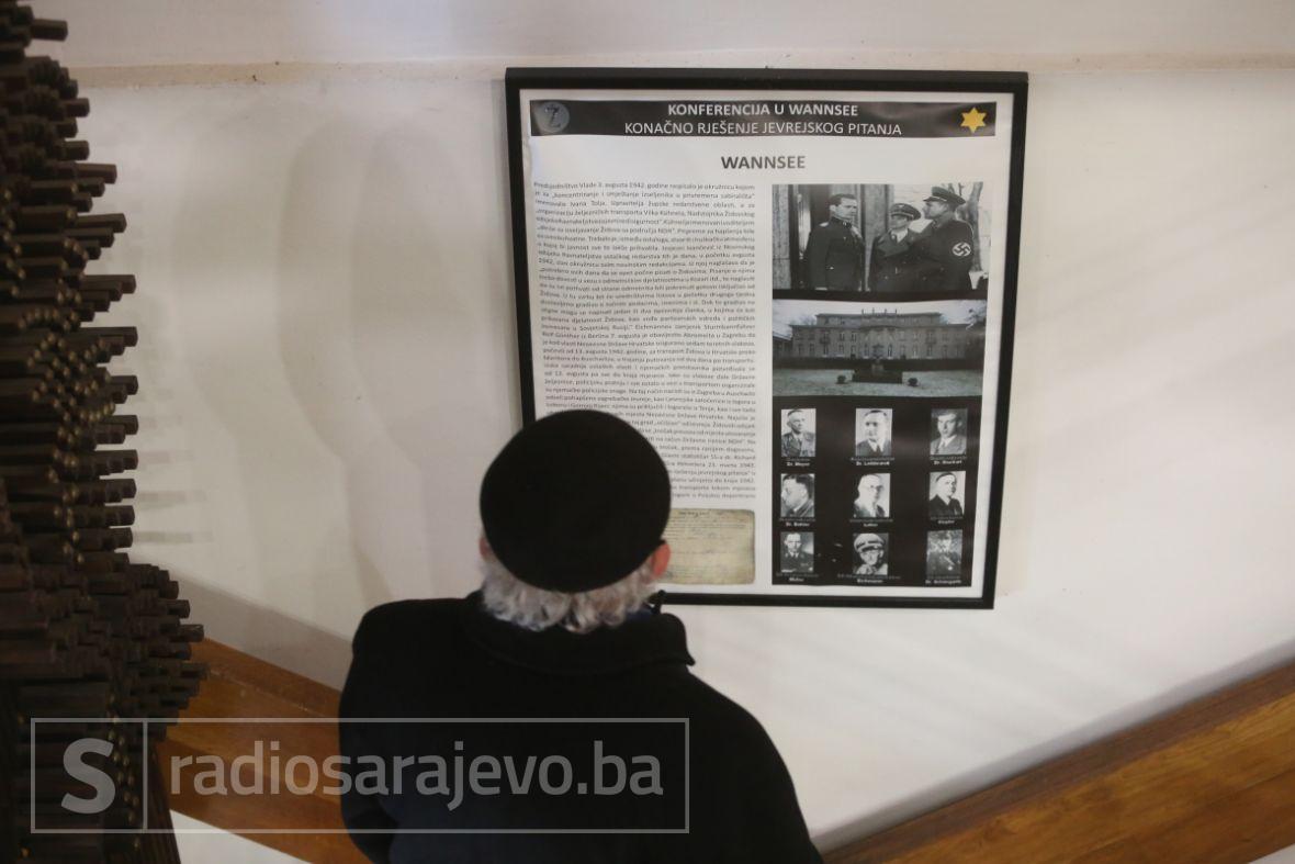 Foto: Dž.K./Radiosarajevo/Izložba "Wannsee konferencija - Konačno rješenje jevrejskog pitanja"